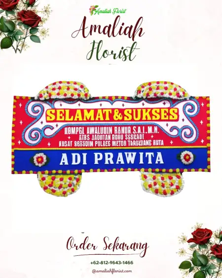 Papan Bunga Ucapan Selamat Kebonsari Wetan